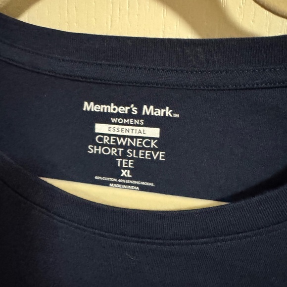 Women's Navy Short Sleeve Tee - Picture 2 of 3